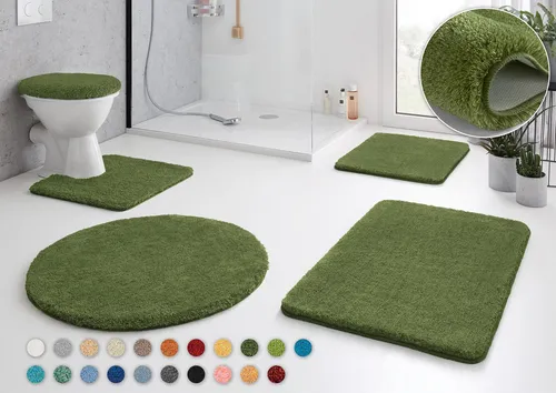 Kleine Wolke Badematte RELAX - Badematte mit 30 mm hohem, flauschigem Flor für ein entspannendes Badezimmerambiente. Rutschhemmend, fußbodenheizungsgeeignet und pflegeleicht – ein Bestseller seit 20 Jahren!