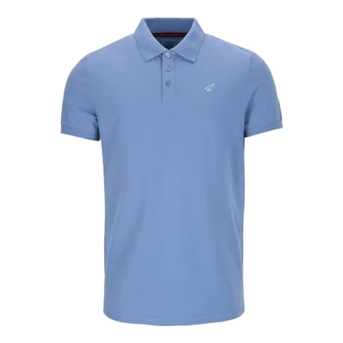 Spitzbub Herren Poloshirt T-Shirt Shirt Kurzarm in Blau (485, DE/NL/SE/PL, Alphanumerisch, L, Regular, Regular)