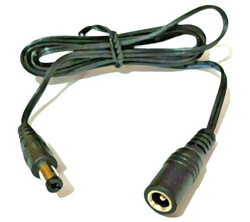 ➡️ (1,98€/m) DC Kabel Verlängerung 1,5m / Hohlstecker auf -buchse Ø-2,1mm/5,5mm