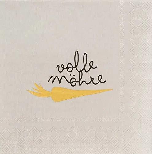 Räder Ostern Serviette volle Möhre in orange von Räder