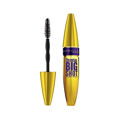 Maybelline New York, Mascara Colossal Big Shot Wsh Nu 01 Black, Schwarz, 9.5 milliliter