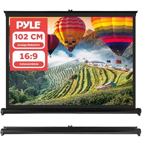 Pyle Beamer Rollo-Leinwand 40 Zoll