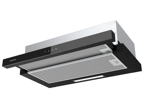 Oranier FLA560 Flachschirmhaube 60 cm Schwarz