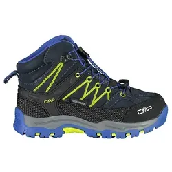 CMP Unisex Kinder Trekking- und Wanderschuhe B Blue Electric, 39 EU - Wanderschuhe aus Leder mit Wildleder-Innenmaterial, ideal für Abenteuer in der Natur und Komfort bei jedem Schritt.