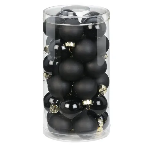 MAGIC by Inge Christbaumschmuck, Weihnachtskugeln Glas 4cm, 30 Stück