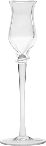 Poli Grappakelch mit Stiel – Kristallglas für Grappa - Eleganter Poli Grappakelch aus Kristallglas, ideal für besondere Anlässe. Genießen Sie Ihren Grappa stilvoll mit diesem hochwertigen Stielglas.