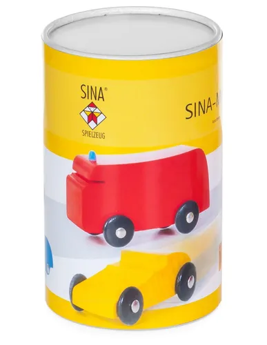 SINA Holzspielzeug Mobile Fahrzeuge Autos Sortierung 1