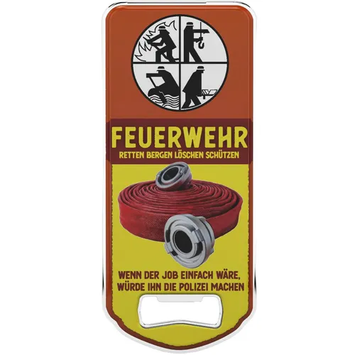 Flaschenöffner Feuerwehrmann, Feuerwehr Geschenke für Männer