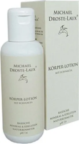 DROSTE-Laux Körperlotion basisch 200 ml - Medizinische Körperpflege für eine ausgeglichene Haut, sorgt für Feuchtigkeit und ein basisches Hautklima.