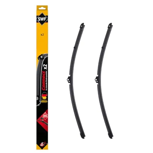 OMAC Scheibenwischblätter für Audi Q8 (2018-2025) - Hochleistungs-Scheibenwischerblätter mit langlebigen Gummistreifen für optimale Sicht und Sicherheit bei jedem Wetter. Einfache Installation dank Multi-Adapter.