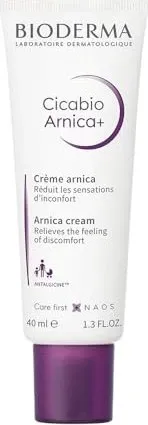Bioderma Cicabio Arnica+ Pflegecreme - Cremes & Balsame - Beruhigende SOS-Pflegecreme für geschädigte Haut, mindert Schwellungen und Hämatome, geeignet für die ganze Familie.