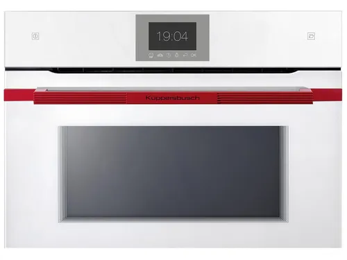 Küppersbusch CBD6550.0WE8 K-Series Dampfbackofen - Vielseitiger Dampfbackofen mit 14 Backofen- und 23 Dampffunktionen. Optimale Luftzirkulation für gleichmäßige Ergebnisse und einfache Reinigung dank innovativer Technologie. Maße: 455 x 595 x 537 mm (H x B x T).