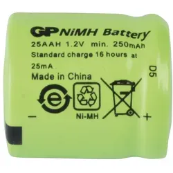 NH GP 25AAH - NiMh Akku 1 3AA, 250 mAh, ideal für Modellbau und Camcorder, hohe Kapazität