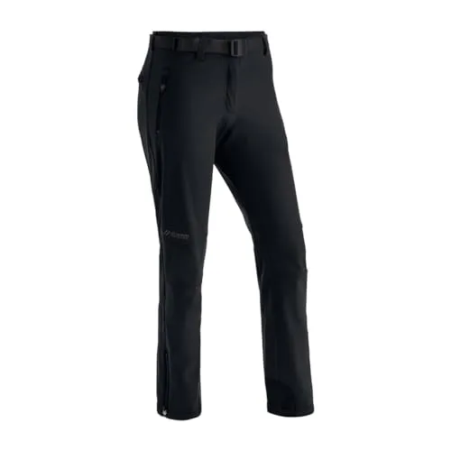 Maier Sports Tech Pants W - Warme Damen Wanderhose - Wasserabweisende Softshell-Outdoorhose für Trekking und Hiking mit stormprotec-Technologie, ideal für kalte Tage und hohen Tragekomfort.