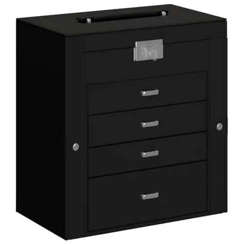 vidaXL Schmuckkästchen 5-Schichten mit Spiegel