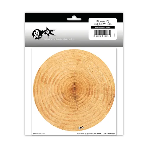 Produktbild dj-skins Pioneer CDJ Jogwheel Skins Woody (Pair)