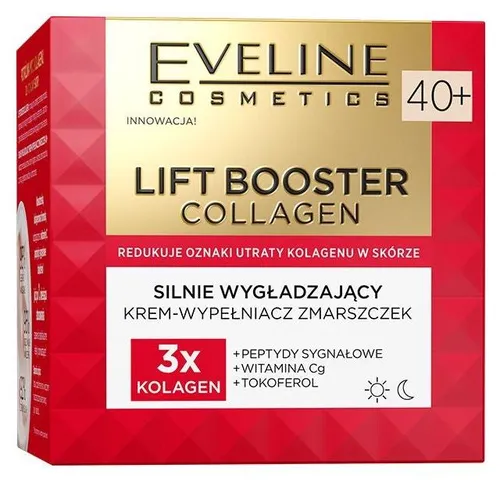Eveline Cosmetics Lift Booster Collagen – feuchtigkeitsspendende, regenerierende Gesichtscreme
