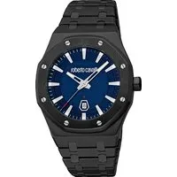 Roberto Cavalli Quarzuhr Uomo Ottagono RC5G102M0075 - Elegante Herrenuhr mit Edelstahlarmband, analoger Anzeige und spritzwassergeschütztem Gehäuse – perfekt für jeden Anlass.