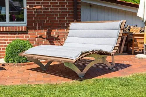 SCALANT Waldsofa Classic – Wetterfeste Relaxliege für 2-3 Personen - Die SCALANT Waldsofa Classic ist ideal für den Außenbereich. Mit robustem Thermokiefer und feuerverzinkter Stahlkonstruktion bietet sie Langlebigkeit und Komfort. Perfekt zum Entspannen im Garten!