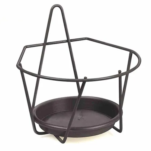 JARDIFER Wand-Blumentopfhalter grau, Ø 16 cm von JARDIFER