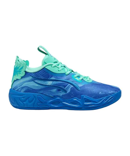 PUMA Mb.04 Lo Team Unisex Hallenschuh blau 48,5 EU - Bequemer Hallenschuh in Größe 48,5, blau, mit atmungsaktivem Obermaterial und rutschfester Gummisohle – ideal für den Sporteinsatz.