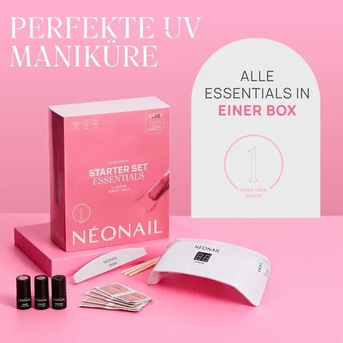 NÉONAIL Essentials Starter Set mit LED UV Lampe 10W/36W