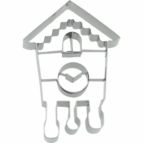 Birkmann Ausstechform Kuckucksuhr Innenprägung Ausstecher Plätzchenform 11.5 cm