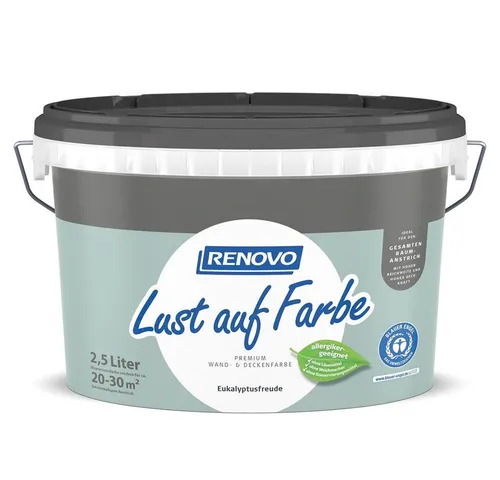 RENOVO Lust auf Farbe matt 2,5L Eukalyptusfreude von Renovo