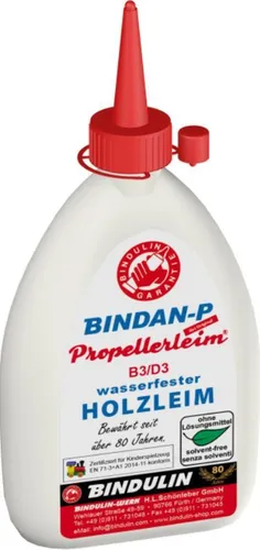 Bindan-P Holzleim 100 g (59,90€/kg) Propellerleim wasserfest 950101037
