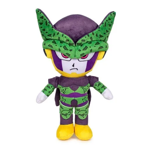 PLAY BY PLAY Dragon Ball Cell Plüschfigur - 30 cm - Stofftier aus der Dragon Ball Reihe, detailgetreu und perfekt für Sammler oder als Geschenk für Fans.