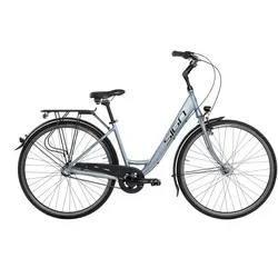 SIGN Cityrad, 7 Gang Shimano NEXUS SG-C3001-7C Schaltwerk, für Damen und Herren grau 43 cm