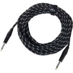 Pronomic Stage INST-10T Instrumentenkabel Klinke 10m Textil