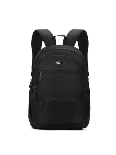 Aoking Unisex Rucksack Polyester Vegan Produkt Fashion XN3306-5 Schwarz 30x16,5x40 cm, Schwarz , Permanent