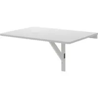 Costway Wandmontierter Klapptisch 80 x 60 cm Weiß