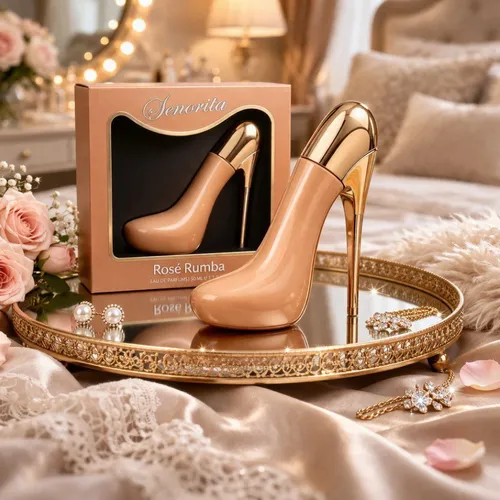 Fine Perfumery London Eau de Parfum Senorita Rose Rumba Heel – Blumiger Damenduft 100 ml - Erleben Sie mit Senorita Rose Rumba einen blumigen Damenduft, der Eleganz und Weiblichkeit verkörpert. Ideal für besondere Anlässe, verpackt in einer stilvollen Flasche, die das perfekte Geschenk darstellt.