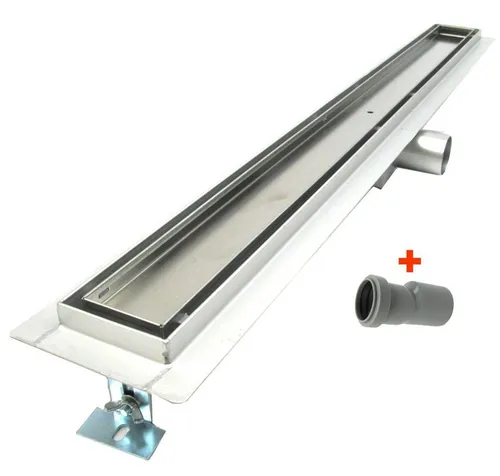 APEX befliesbare Duschrinne T3AT 900mm - Edelstahl-Duschrinne, extra flach mit befliesbarer Blende für individuelle Badgestaltung. Inklusive höhenverstellbarer Füße und einfachem Zugang zum Siphon.