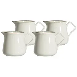 Ritzenhoff & Breker Casa Krüge-Set 4-teilig - Teekocher im einzigartigen Vintage-Look – Jedes Stück ein Unikat, ideal für Milch, Sahne oder als Dekoration, spülmaschinenfest und kombinierbar für individuelle Tischarrangements.