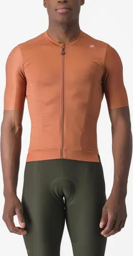 CASTELLI Kurzarm Fahrradtrikot - ESPRESSO - Braun XL