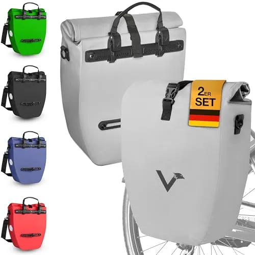 Valkental® Große & wasserdichte Gepäckträgertasche von Valkental