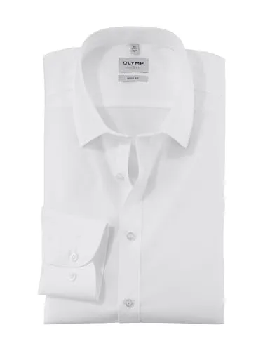 OLYMP Businesshemd Level Five body fit - Formbeständig und elegant - Klassisches Hemd aus 97% Baumwolle, 3% Elastolefin, ideal für den perfekten Sitz und einen eleganten Look. Pflegeleicht und maschinenwaschbar.