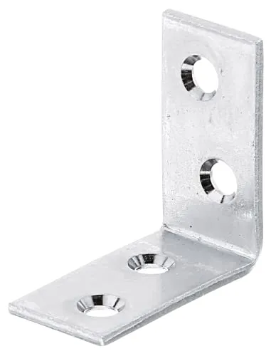 Alberts 847715 Stuhlwinkel – Sendzimirverzinkt, 40er Set - Hochwertige Stuhlwinkel aus Stahl, sendzimirverzinkt. Ideal für stabile Verbindungen mit versenkten Schraublöchern. Perfekt für handwerkliche Projekte und Möbelbau.