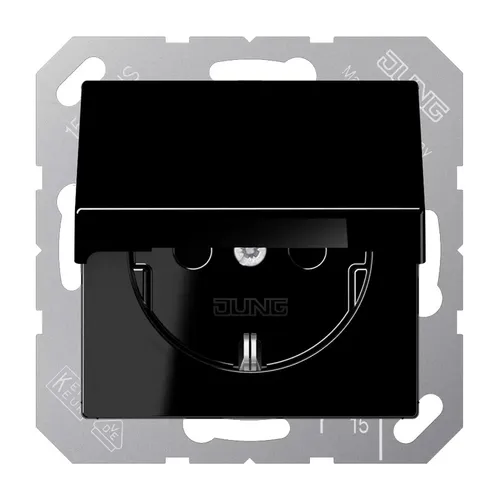 Jung Steckdosen Schwarz von Jung