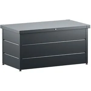 Hörmann Gartenbox EcoStar Elegant 1320, aus Stahl, 136 x 68 x 73cm, 400 Liter, anthrazit, wasserdicht