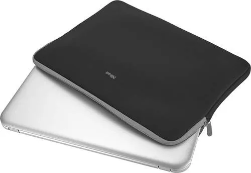 Trust Notebook Hülle Primo Soft - Für Laptops bis 15,6 Zoll, weiche und schützende Hülle in elegantem Schwarz