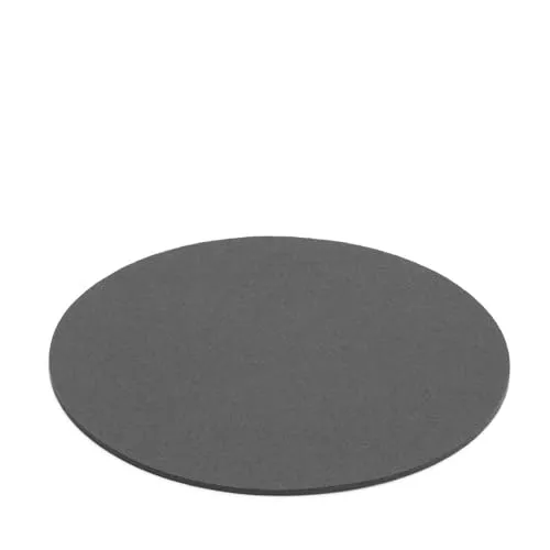 Hey Sign Untersetzer rund, ca 9 cm, Taubengrau 17, Stärke 5