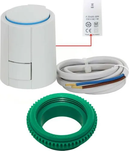 Stellantrieb Fußbodenheizung 24 V AC NC Alpha 5 Ventilanpassung VA41