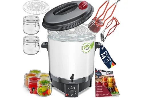 KESSER 27 L Einkochautomat 1800W – Vielseitiger Glühweintopf und Heißgetränkeautomat