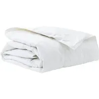 Produktbild vidaXL Feder-Bettdecke Weiß 135 x 220 cm
