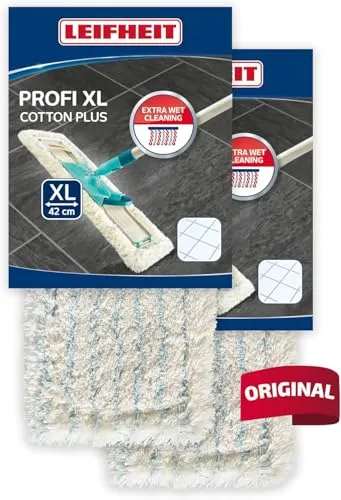 Leifheit Wischbezug Profi XL Cotton Plus 2er Set von Leifheit
