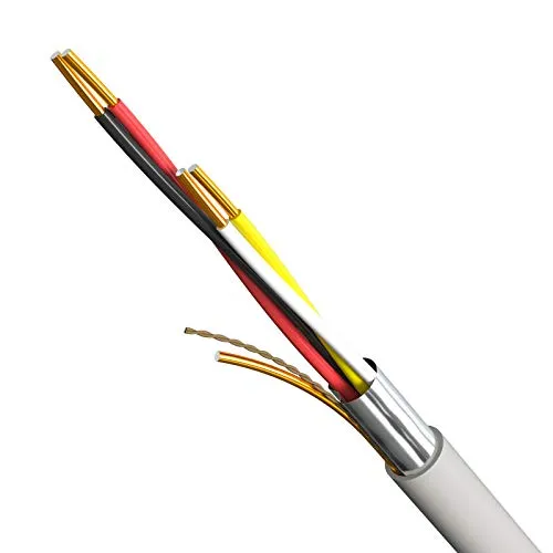 HB-DIGITAL Telefonkabel 50m 2 x 2 x 0,6 J-Y(ST) Y Verlegekabel JYSTY 4 Adern Telefonleitung